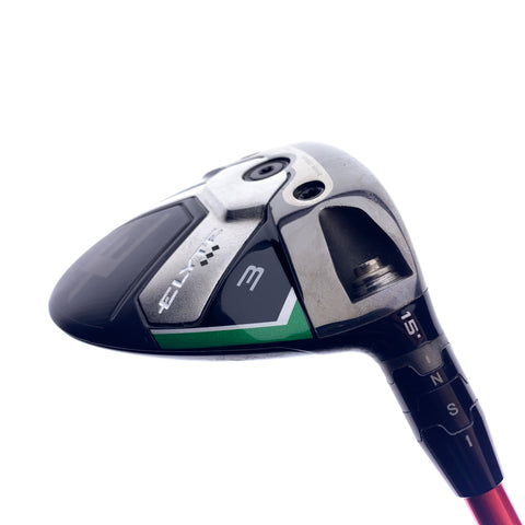 Used Callaway Elyte Triple Diamond 3 Fairway Wood / 15 Degrees / X-Stiff Flex