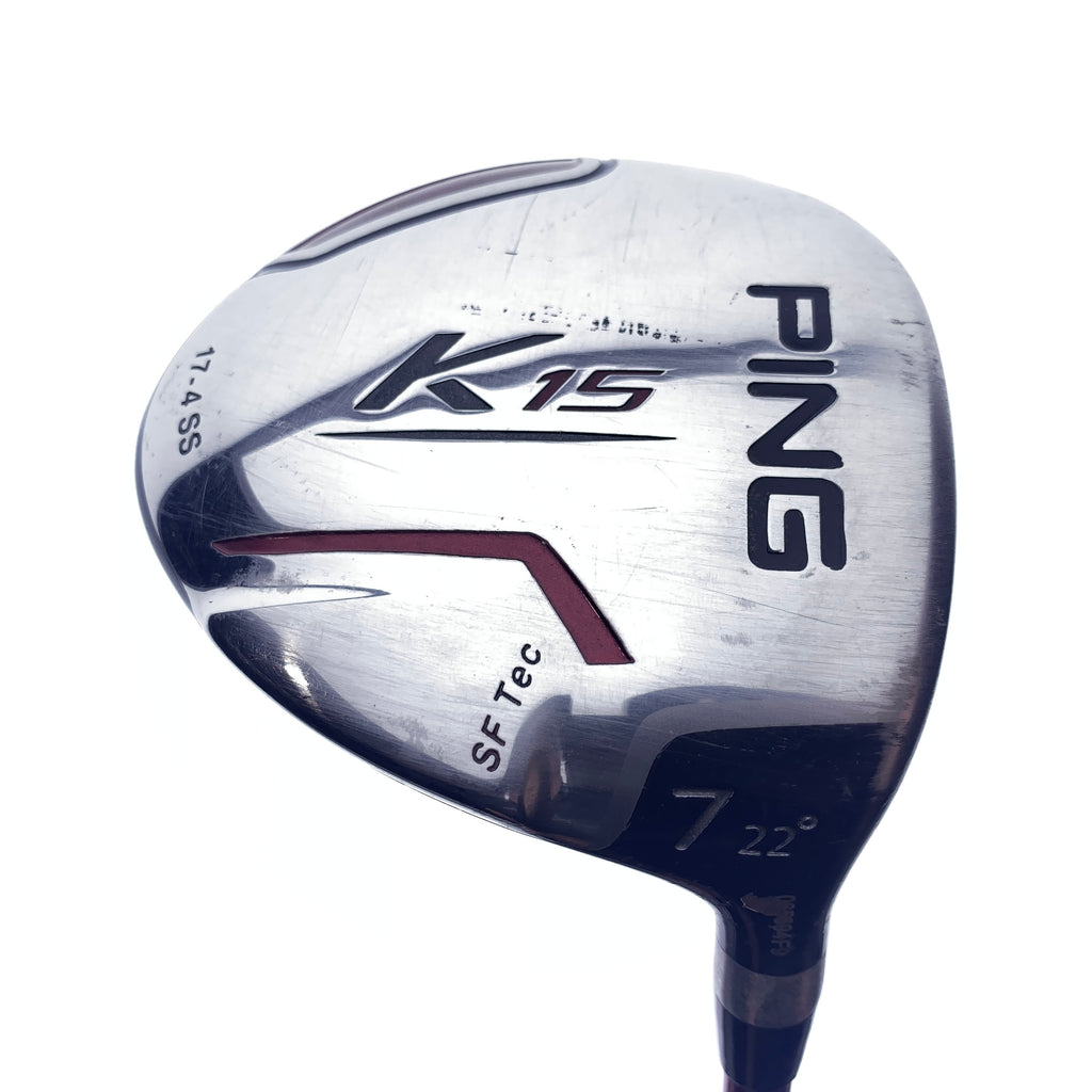 Used Ping K15 7 Fairway Wood / 22 Degrees / Regular Flex