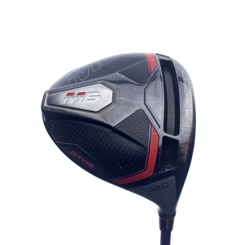 Used TaylorMade M6 D-Type Driver / 12.0 Degrees / Regular Flex