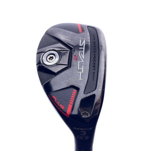 Used TaylorMade Stealth 2 Plus 3 Hybrid / 19.5 Degrees / Stiff Flex