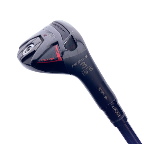 Used TaylorMade Stealth 2 Plus 3 Hybrid / 19.5 Degrees / Stiff Flex