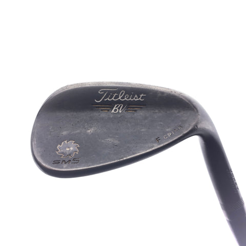 Used Titleist Vokey SM5 Raw Black Gap Wedge / 52.0 Degrees / Wedge Flex