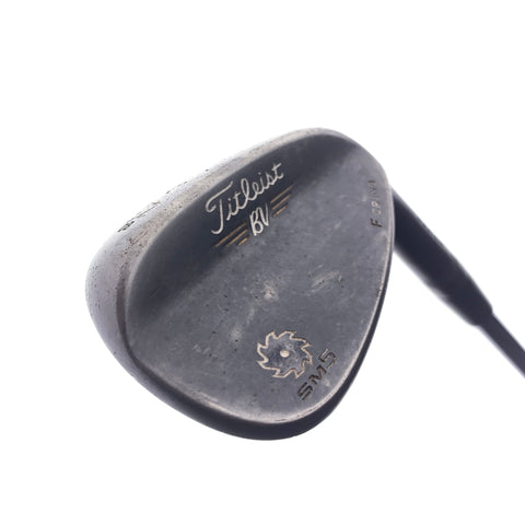 Used Titleist Vokey SM5 Raw Black Gap Wedge / 52.0 Degrees / Wedge Flex