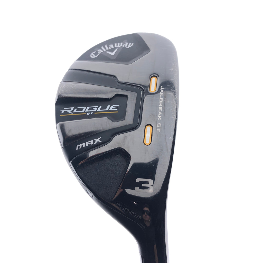 Used Callaway Rogue ST MAX 3 Hybrid / 18 Degrees / Stiff Flex