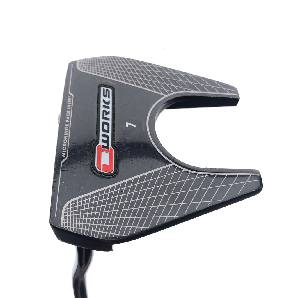 Used Odyssey O-Works Black 7 Putter / 34.0 Inches / Left-Handed