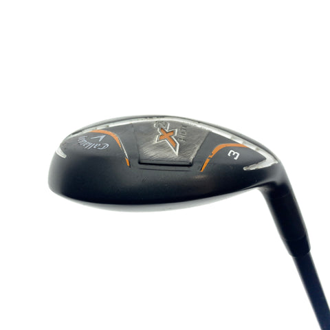 Used Callaway X2 Hot 3 Hybrid / 19.0 Degrees / Stiff Flex