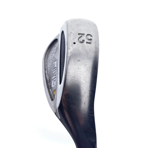 Used Ping Tour Brushed Steel Gap Wedge / 52.0 Degrees / Stiff Flex