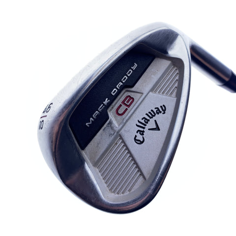 Used Callaway Mack Daddy CB Pitching Wedge / 46.0 Degrees / Wedge Flex