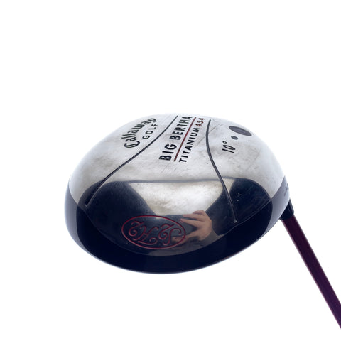 Used Callaway Big Bertha Titanium Driver / 10.0 Degrees / Stiff Flex