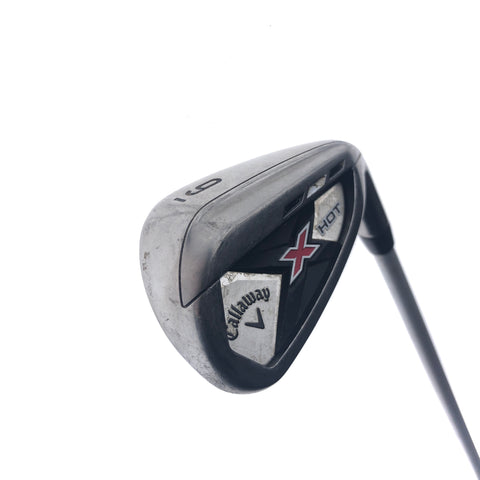Used Callaway X Hot 2013 9 Iron / 39.0 Degrees / Regular Flex