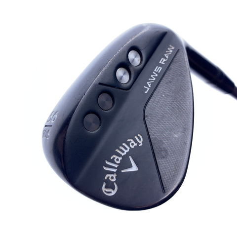 Used Callaway Jaws Raw Black 2020 Sand Wedge / 56.0 Degrees / Wedge Flex