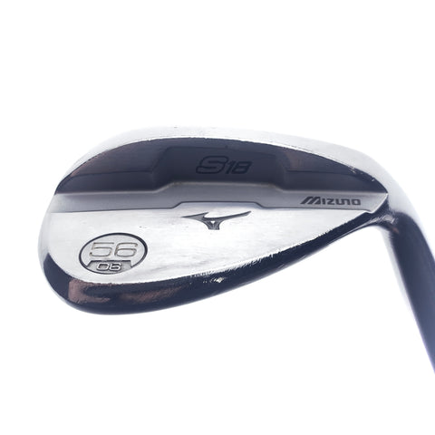 Used Mizuno S18 White Satin Sand Wedge / 56.0 Degrees / Regular Flex