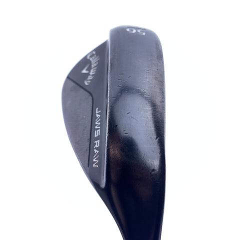 Used Callaway Jaws Raw Black 2020 Sand Wedge / 56.0 Degrees / Wedge Flex