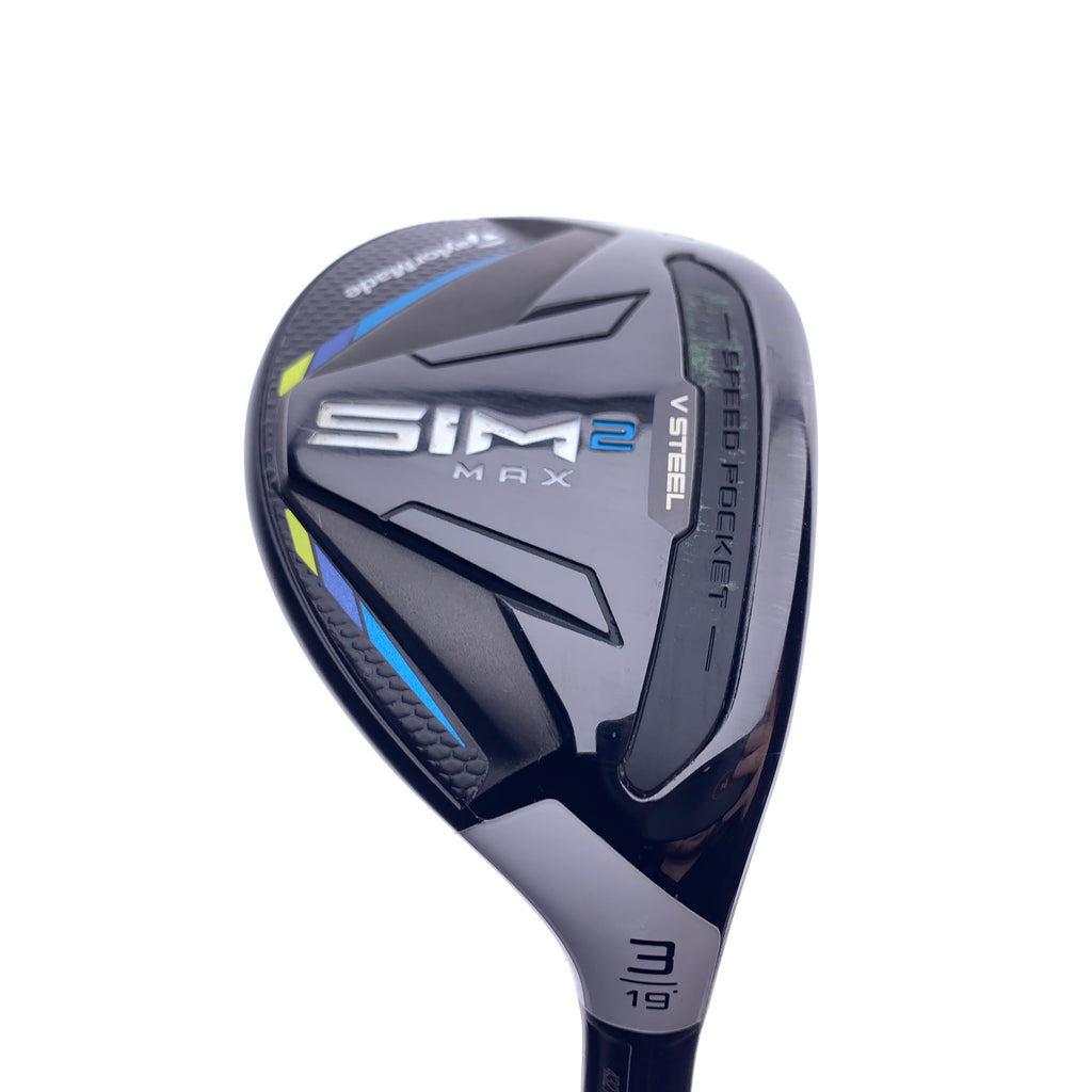 Used TaylorMade Sim2 Max Rescue 3 Hybrid / 19 Degrees / Regular Flex