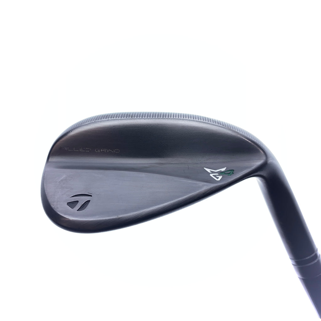 Used TaylorMade Milled Grind 4 Black Sand Wedge / 54.0 Degrees / Wedge Flex