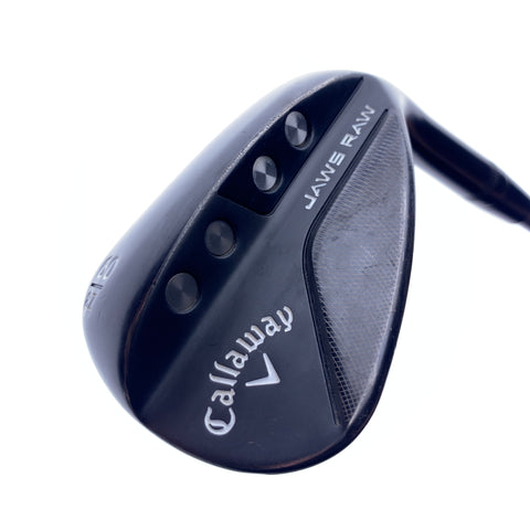Used Callaway Jaws Raw Black 2020 Lob Wedge / 60.0 Degrees / Wedge Flex