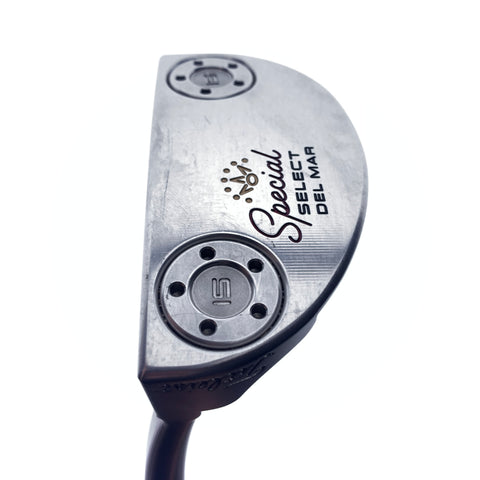 Used Scotty Cameron Special Select Del Mar Putter / 33.0 Inches / Left-Handed