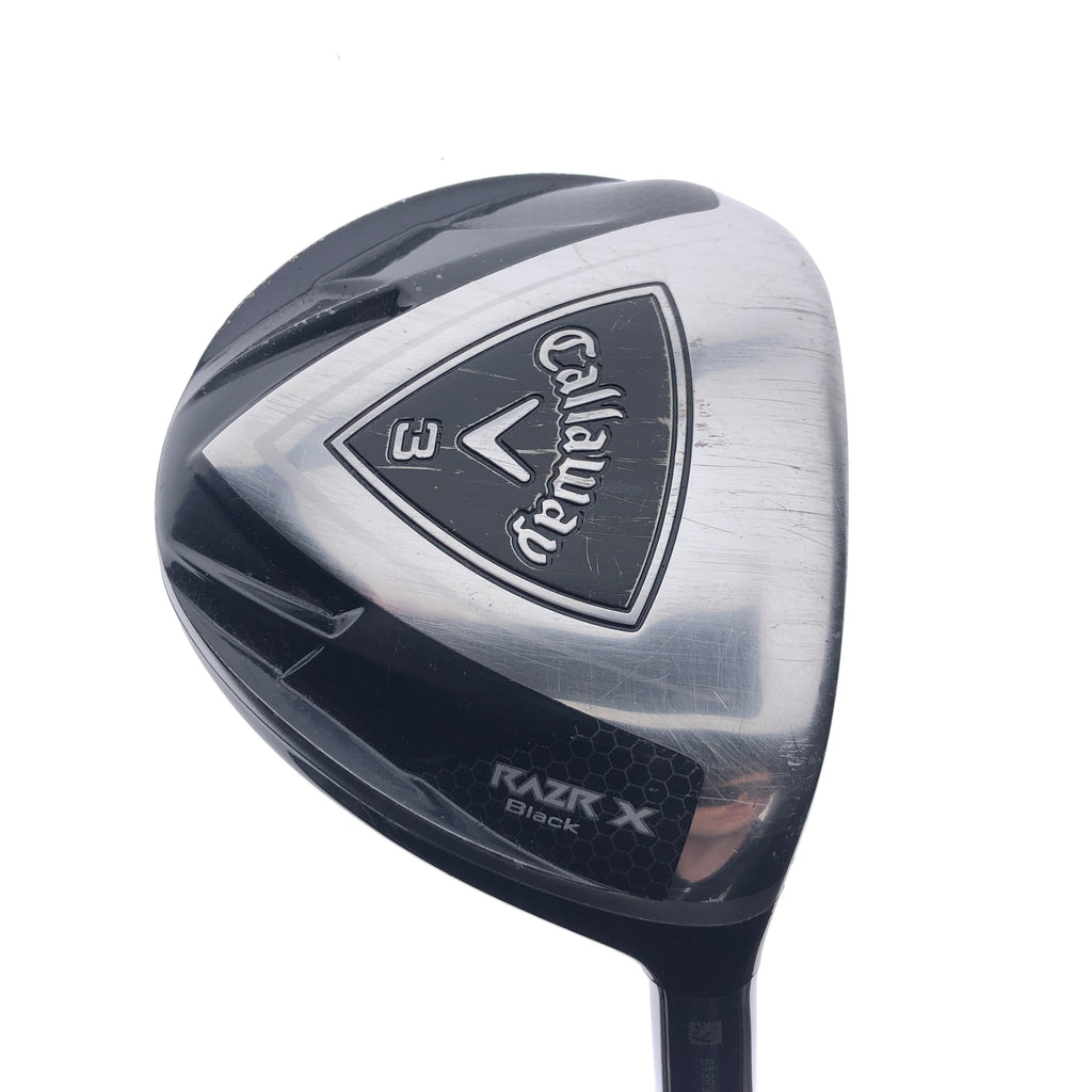Used Callaway Razr X Black 3 Fairway Wood / 15.0 Degrees / Stiff Flex