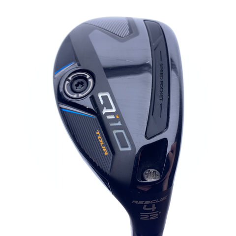 Used TaylorMade Qi10 Tour 4 Hybrid / 22.0 Degrees / X-Stiff Flex