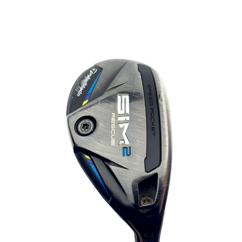 Used TaylorMade Sim2 Rescue 4 Hybrid / 22.0 Degrees / Stiff Flex