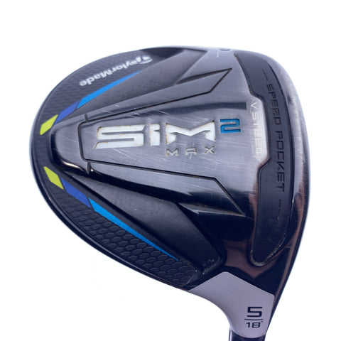 Used TaylorMade Sim2 Max 5 Fairway Wood / 18.0 Degrees / Stiff Flex