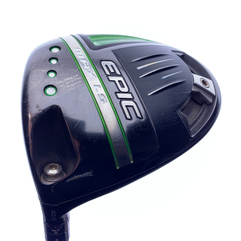 Used Callaway Epic Max LS Driver / 10.5 Degrees / Stiff Flex / Left-Handed
