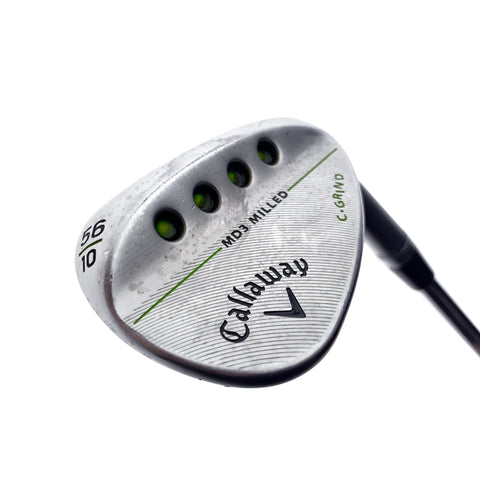 Used Callaway MD3 Milled Chrome Sand Wedge / 56.0 Degrees / Wedge Flex