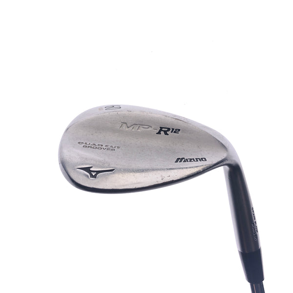 Used Mizuno MP-R 12 White Satin Chrome Lob Wedge / 60.0 Degrees / Wedge Flex