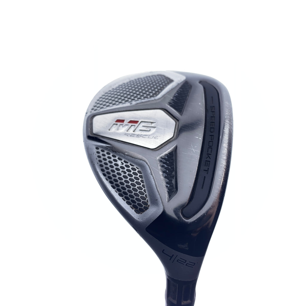 Used TaylorMade M6 4 Hybrid / 22.0 Degrees / Stiff Flex
