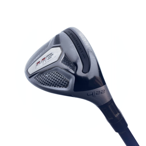 Used TaylorMade M6 4 Hybrid / 22.0 Degrees / Stiff Flex