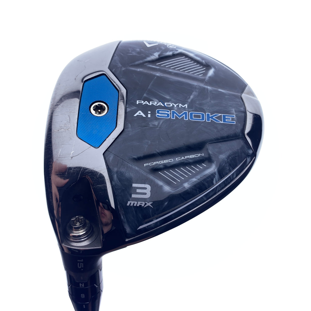 Used Callaway Paradym Ai Smoke MAX 3 FW/15 Degrees/Regular Flex/Left-Handed