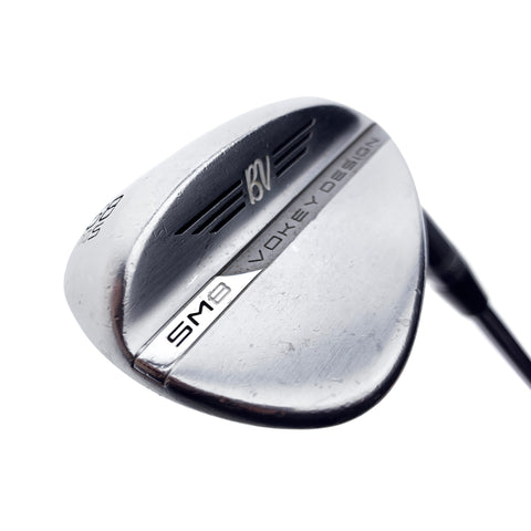 Used Titleist Vokey SM8 Tour Chrome Lob Wedge / 58.0 Degrees / Stiff Flex