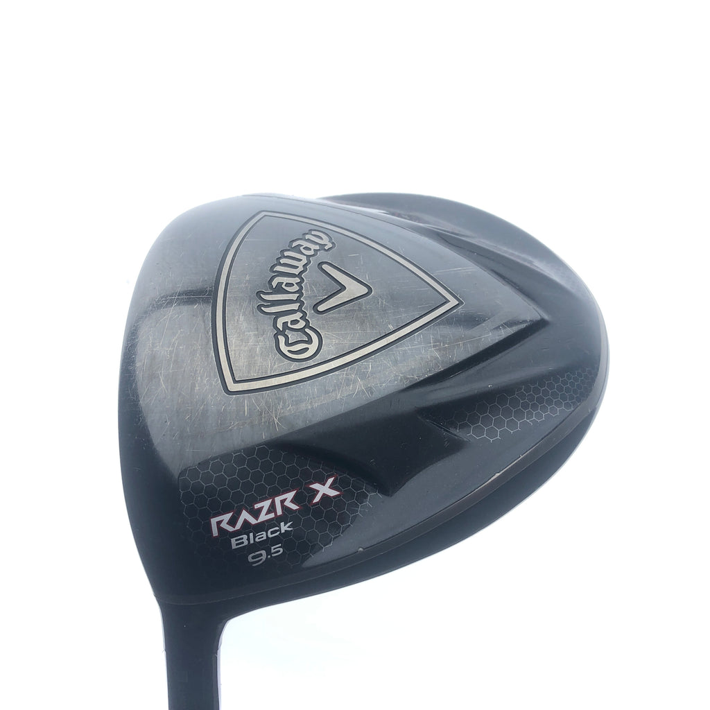 Used Callaway Razr X Black Driver / 9.5 Degrees / Stiff Flex / Left-Handed