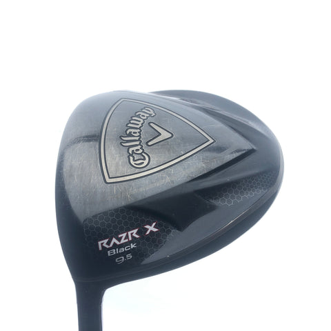 Used Callaway Razr X Black Driver / 9.5 Degrees / Stiff Flex / Left-Handed
