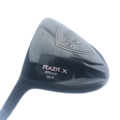 Used Callaway Razr X Black Driver / 9.5 Degrees / Stiff Flex / Left-Handed