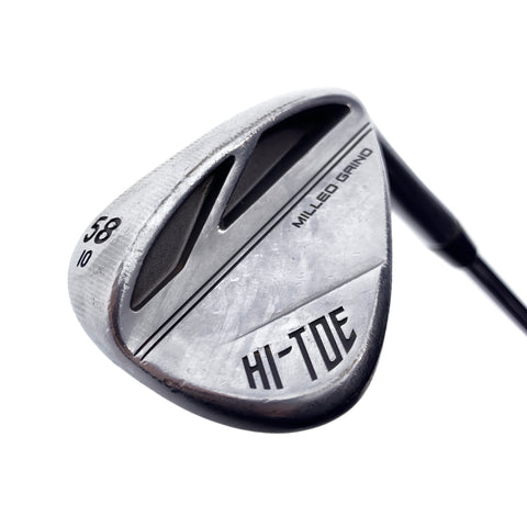 Used TaylorMade Milled Grind Hi-Toe 3 Chrome Lob Wedge /58.0 Degrees/Stiff Flex
