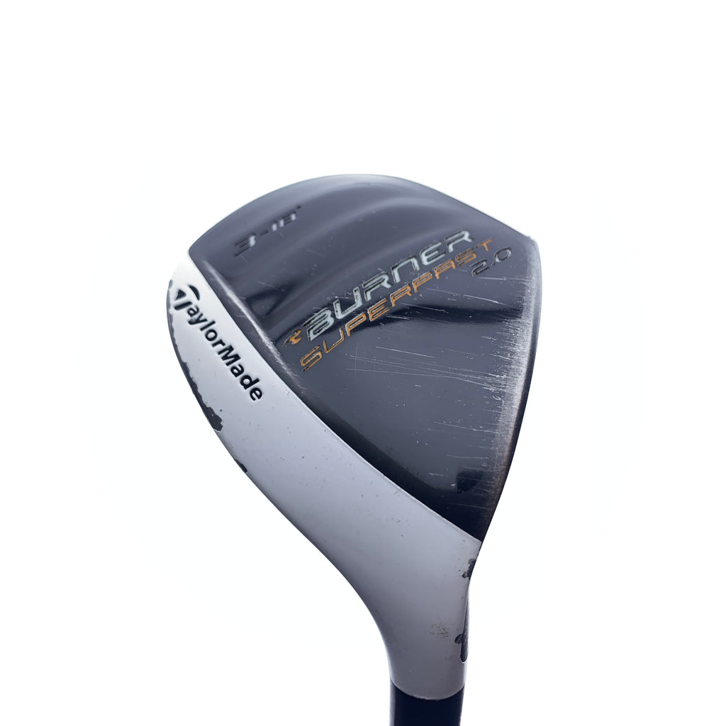 Used TaylorMade Burner Superfast 2.0 3 Hybrid / 18.0 Degrees / Regular Flex
