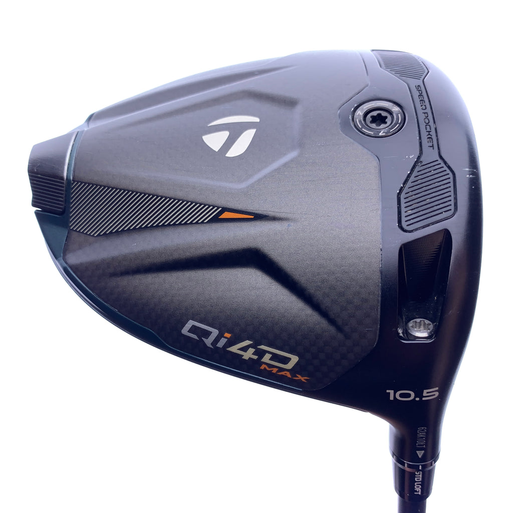 Used TaylorMade Qi4D Max Driver / 10.5 Degrees / Regular Flex