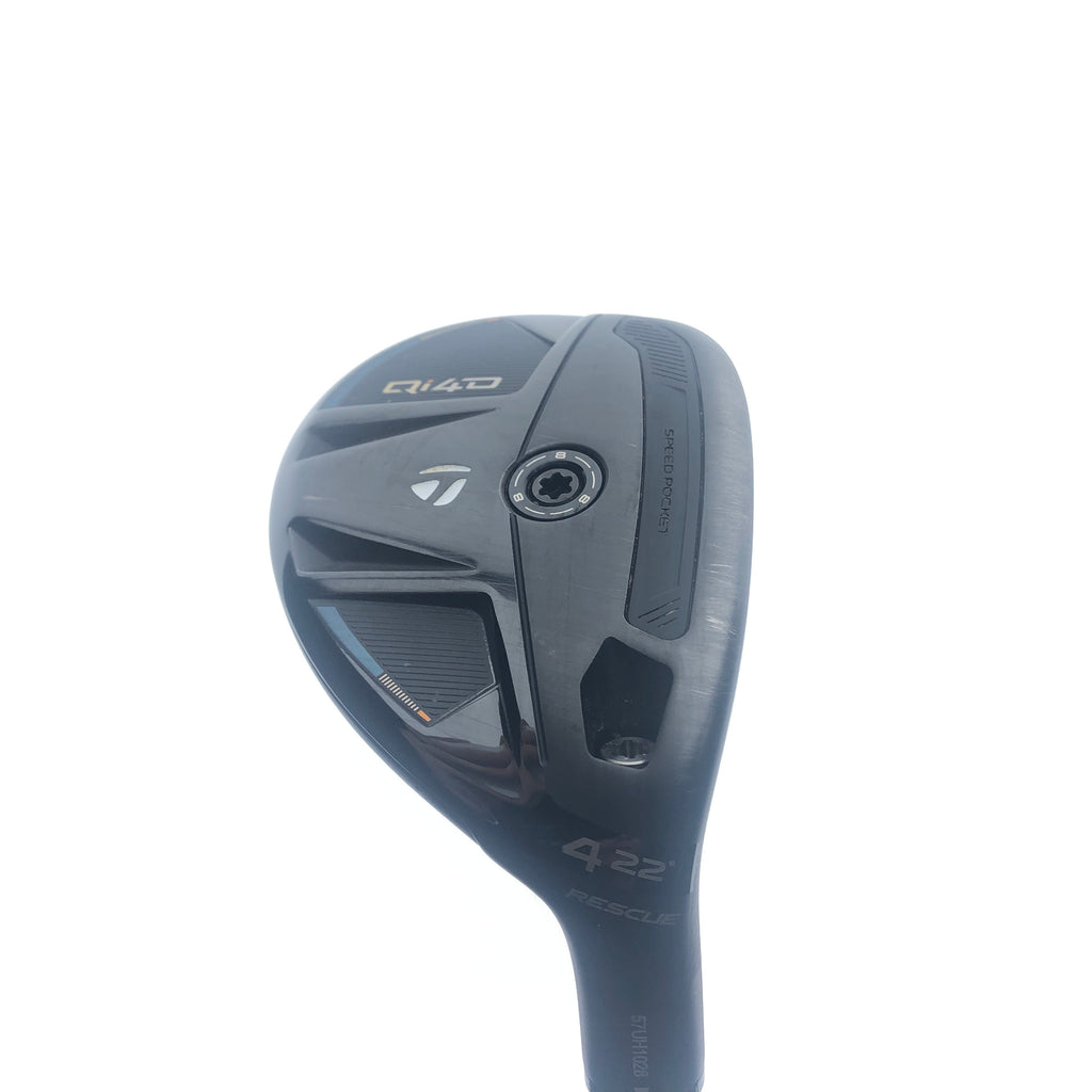 Used TaylorMade Qi4D 4 Hybrid / 22.0 Degrees / Regular Flex