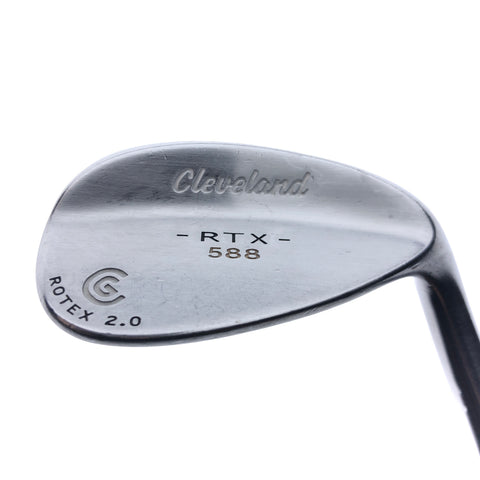 Used Cleveland RTX 588 Rotex 2.0 Raw Sand Wedge / 54.0 Degrees / Wedge Flex