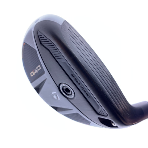 Used TaylorMade Qi4D 4 Hybrid / 22.0 Degrees / Stiff Flex