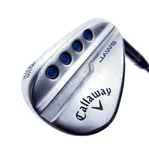 Used Callaway Jaws MD5 Platinum Chrome Lob Wedge / 58.0 Degrees / Stiff Flex