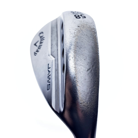 Used Callaway Jaws MD5 Platinum Chrome Lob Wedge / 58.0 Degrees / Stiff Flex