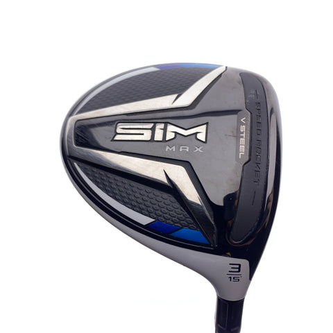 Used TaylorMade SIM Max 3 Fairway Wood / 15.0 Degrees / Stiff Flex