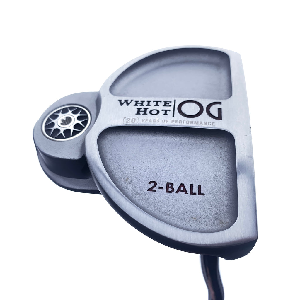 Used Odyssey White Hot OG 2-Ball Putter / 33.0 Inches