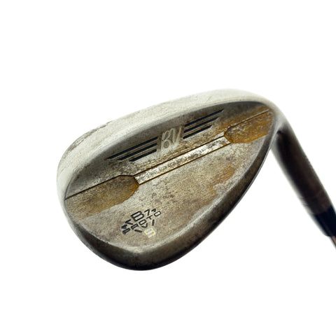 Used Titleist SM9 Raw Wedge Works Lob Wedge / 64.0 Degrees / X-Stiff Flex