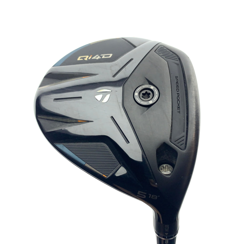 Used TaylorMade Qi4D 5 Fairway Wood / 18.0 Degrees / X-Stiff Flex