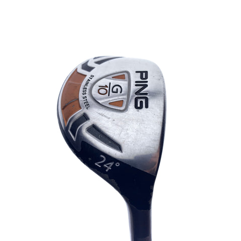 Used Ping G10 4 Hybrid / 24.0 Degrees / Regular Flex