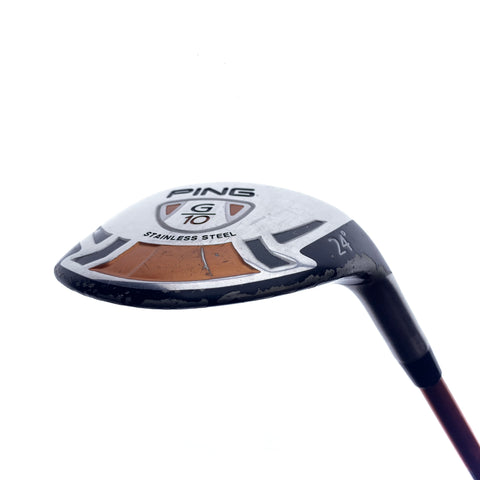 Used Ping G10 4 Hybrid / 24.0 Degrees / Regular Flex