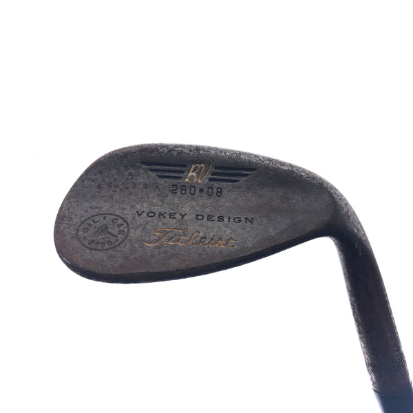 Used Titleist Vokey Spin Milled Oil Can Lob Wedge / 60.0 Degrees / Wedge Flex